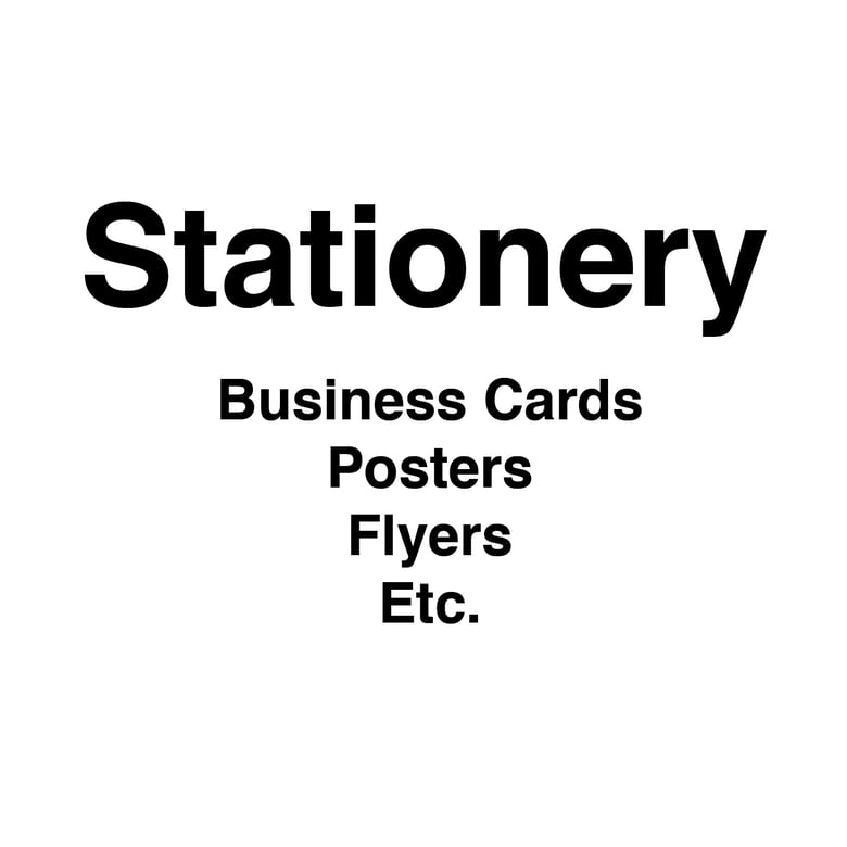 Image of Stationery