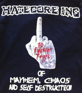 Image of 10 Fuckin Years - Hatecore Inc shirt