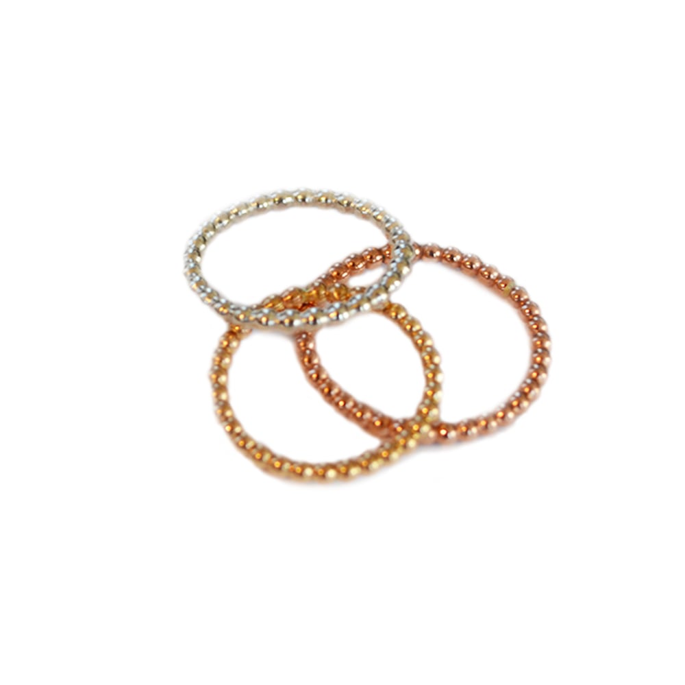 Image of Beaded Knuckle Ring