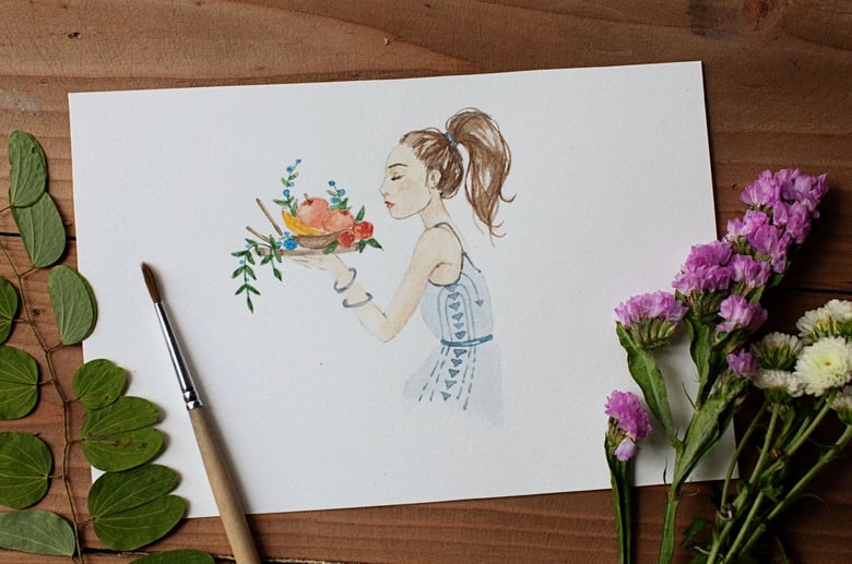 Image of Thank you, Earth - Original Watercolor Illustration