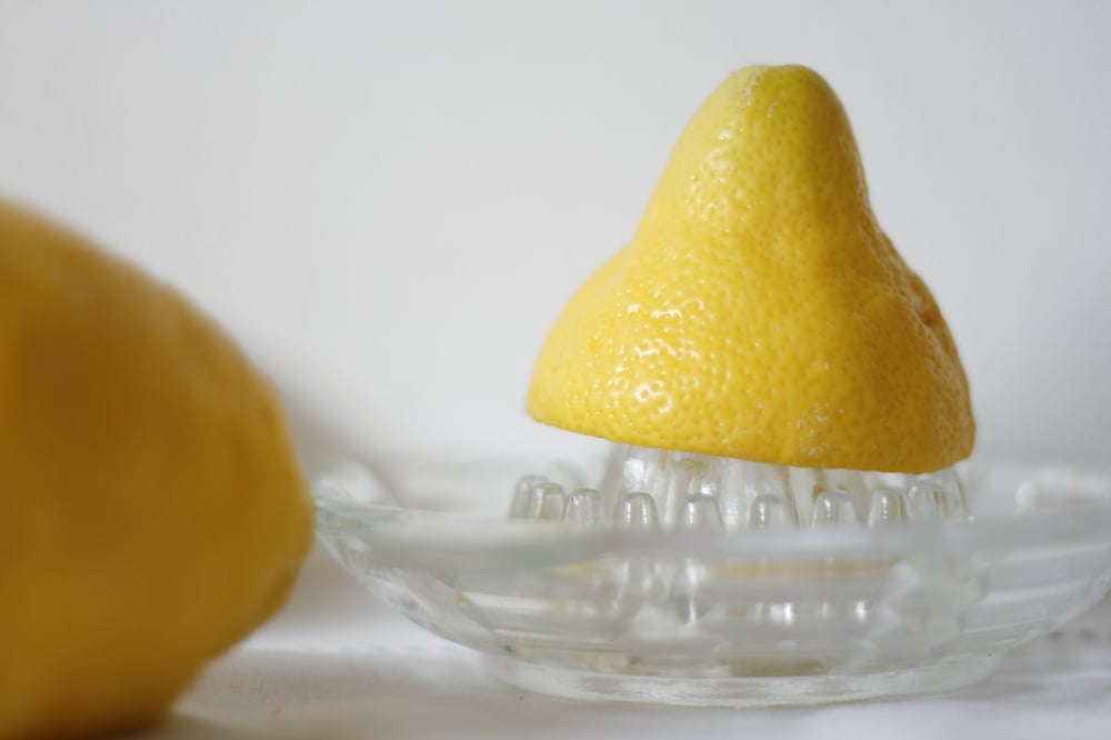 Image of Vintage Glass Citrus Juicer