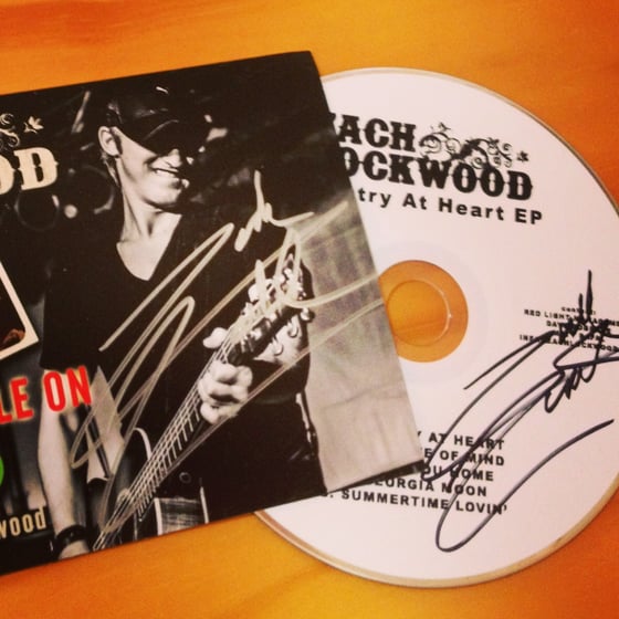 Image of Autographed "Country at Heart" CD + Autographed Tour Postcard