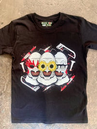 Image 1 of Kids Youth faces of terrifier tee 