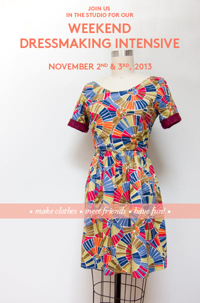 Image of Weekend Dressmaking Intensive - November 2nd & 3rd