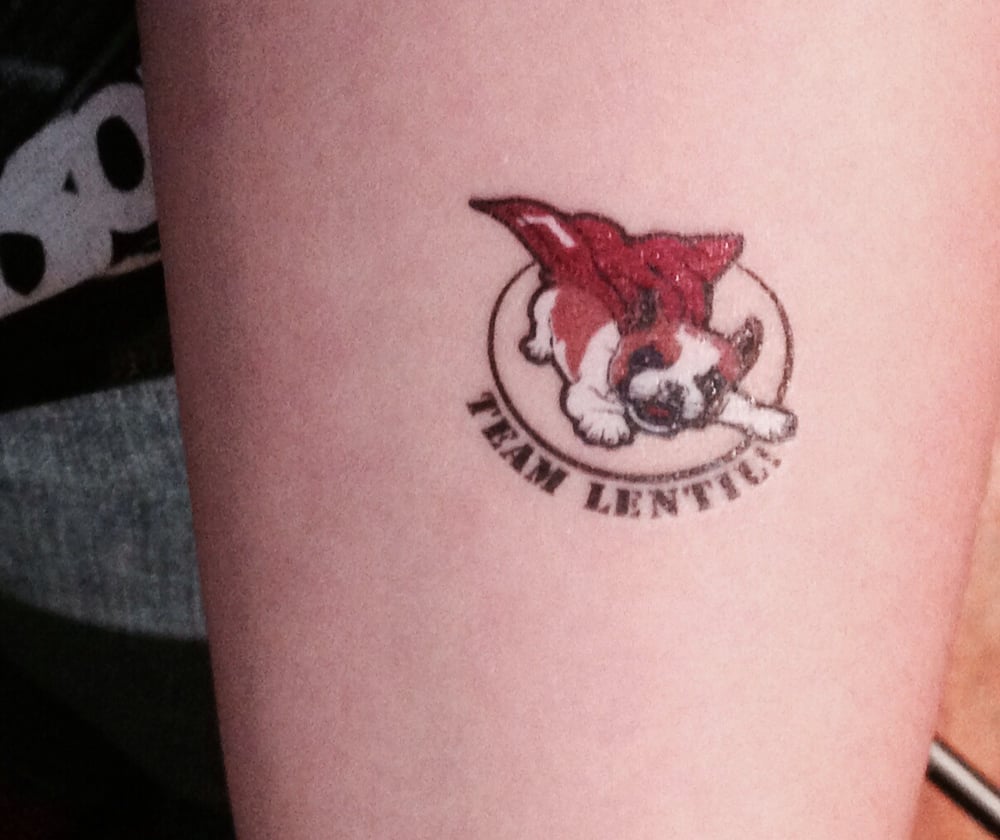 Image of Team Lentil Temporary Tattoos!!  12pk
