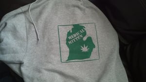 Image of medical mitten zipup hoodie 