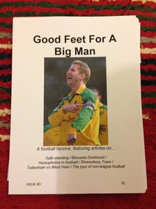 Image of Good Feet For A Big Man fanzine: Issue 3