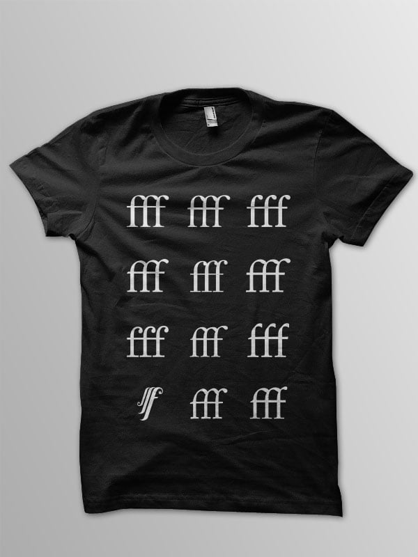 Image of fff ligature T-Shirt
