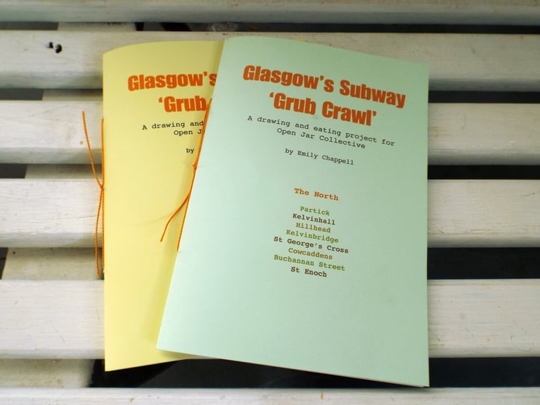 Image of Glasgow Subway Grub Crawl Zine Collection