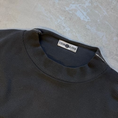 Image of AW 2001 Stone Island Ribbed Sweatshirt, size XL