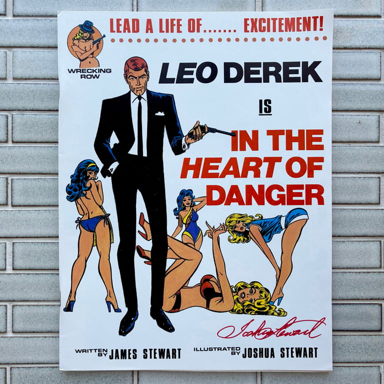 Leo Derek: In the Heart of Danger by James & Joshua Stewart - SIGNED