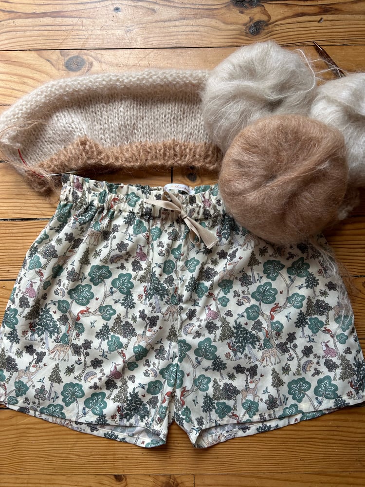 Image of Pyjamas shorts en Liberty taille M ou S