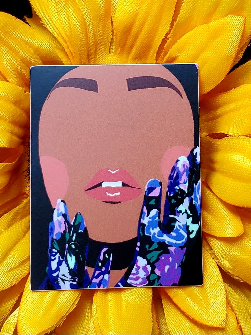 Image of Floral Lizzo Stickers