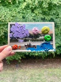 Reimagined Vintage Handpainted Postcard