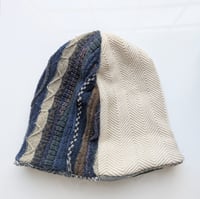 Image 2 of Upcycled Reversible Beanie Cotton Blend 18