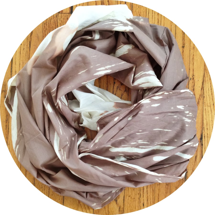 Image of Hand dyed "The Shane" cotton voile wrap