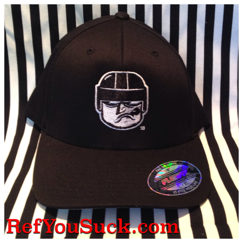 Ref You Suck! - Hockey Referee Flexfit Cap