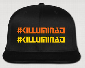 Image of :: #KILLUMINATI :: Flat Brim Cap