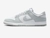 Nike Dunk Low "White/Lt Smoke Grey"