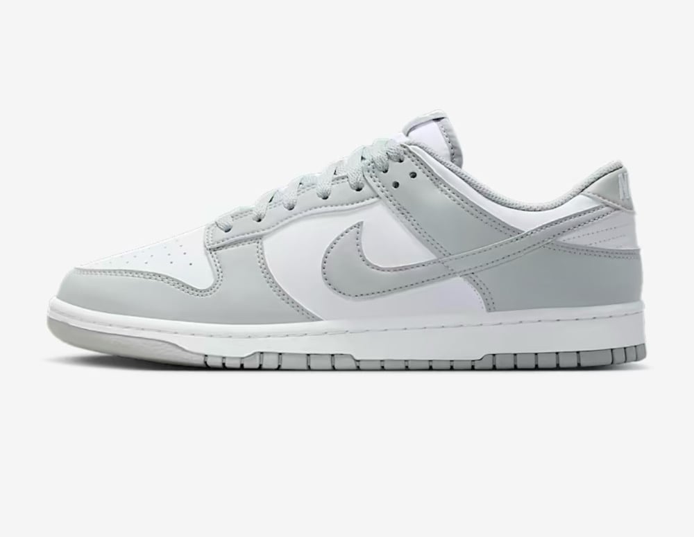 Nike Dunk Low "White/Lt Smoke Grey"
