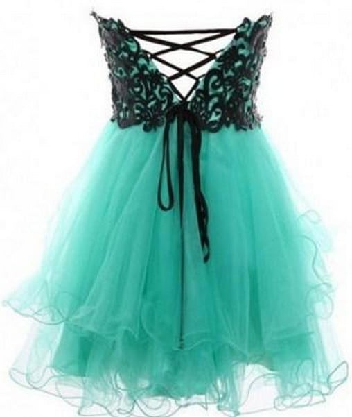Image of CUTE LACE STRAPLESS dress