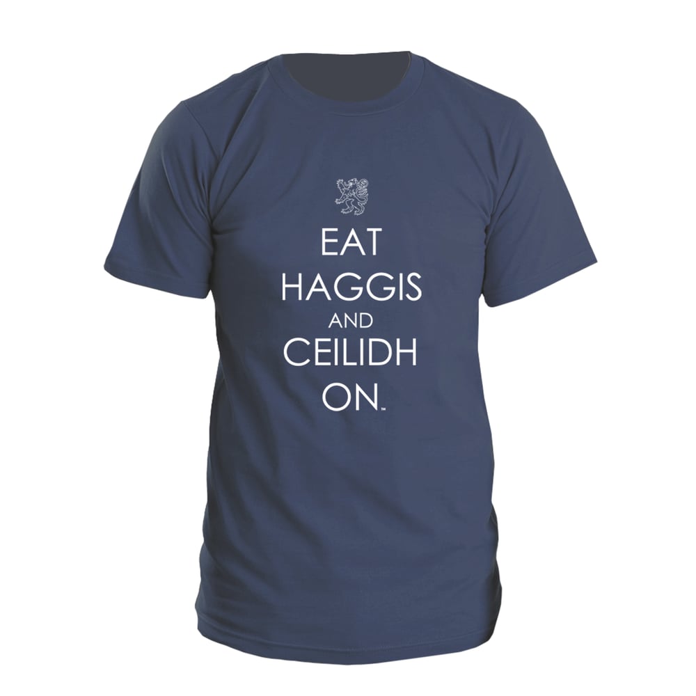 Image of Eat Haggis (T-shirt - navy)