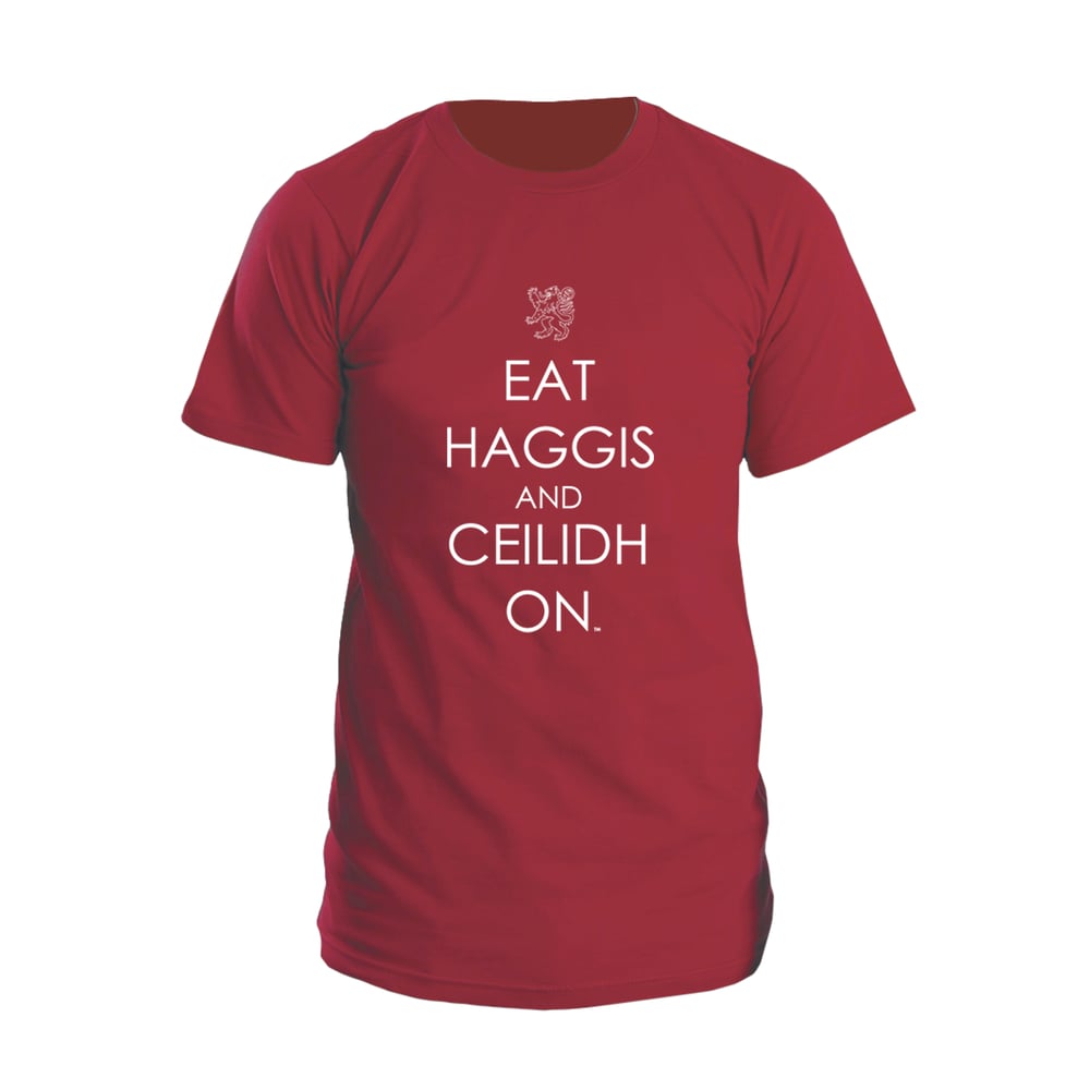 Image of Eat Haggis (T-shirt red)