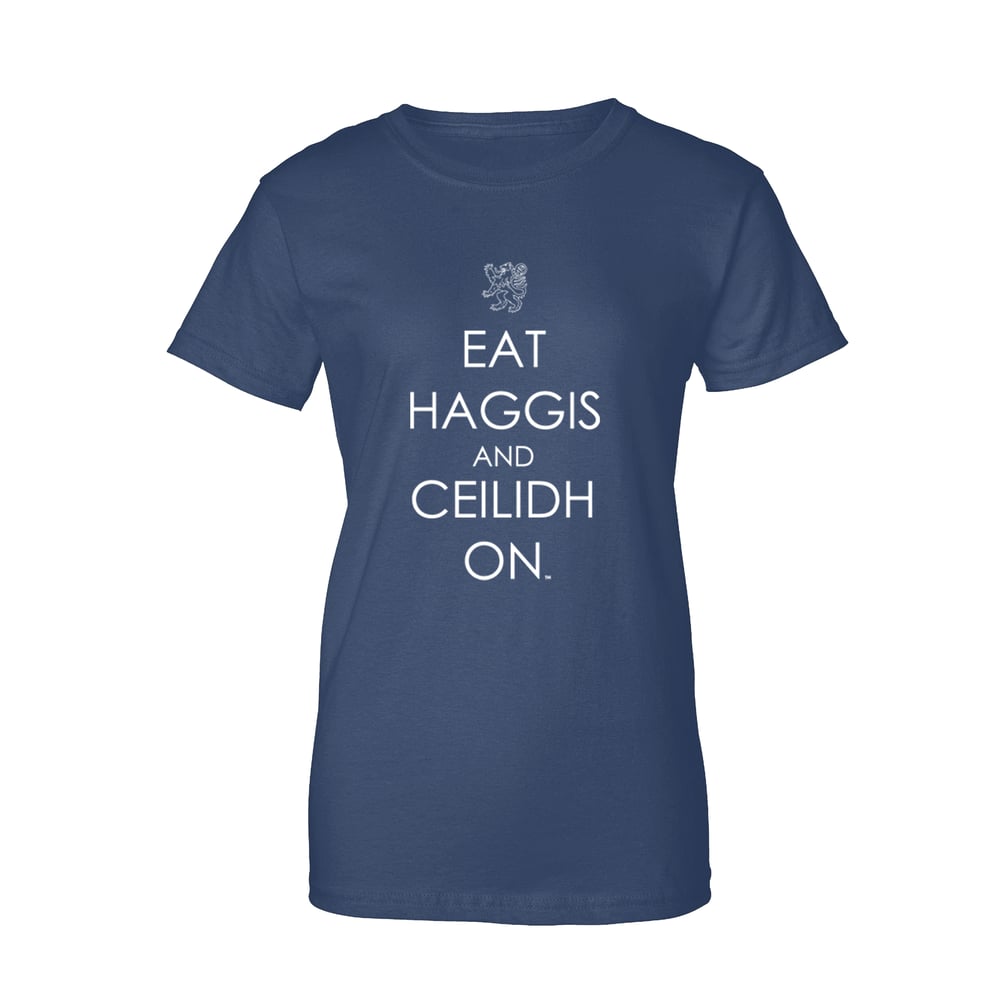Image of Eat Haggis Ladies T-shirt