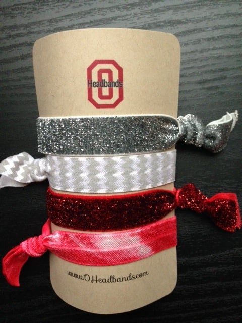 Image of Ohio State Themed Hair Tie 4 Pack