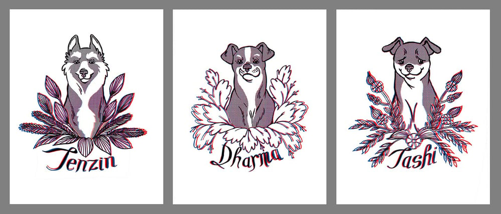 Image of Dharma Dogs, Collection of Three