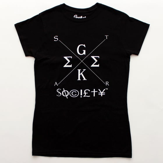 Image of Women's Geekstar S.O.C.I.E.T.Y T-Shirt (Black)