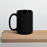 Image 2 of Bright Morning Stars Black Glossy Mug