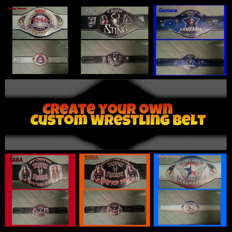 Image of Custom Wrestling Belts