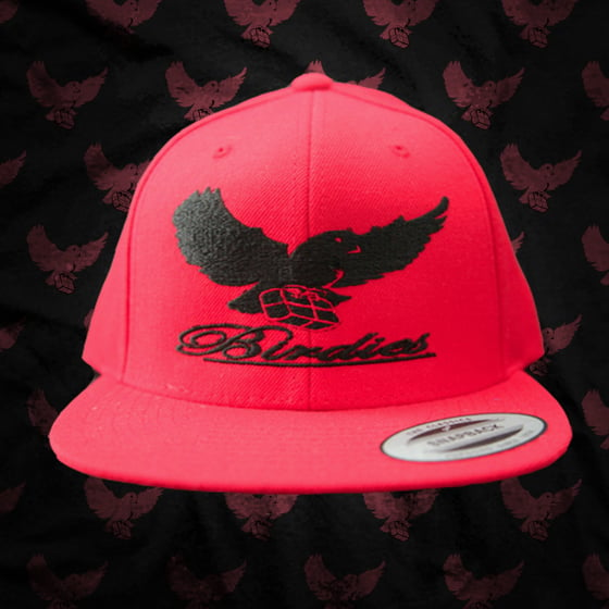 Image of Red/Black Birdies Snapback