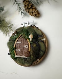 Image 4 of Fairy Door Ornament - Mossy Hollow