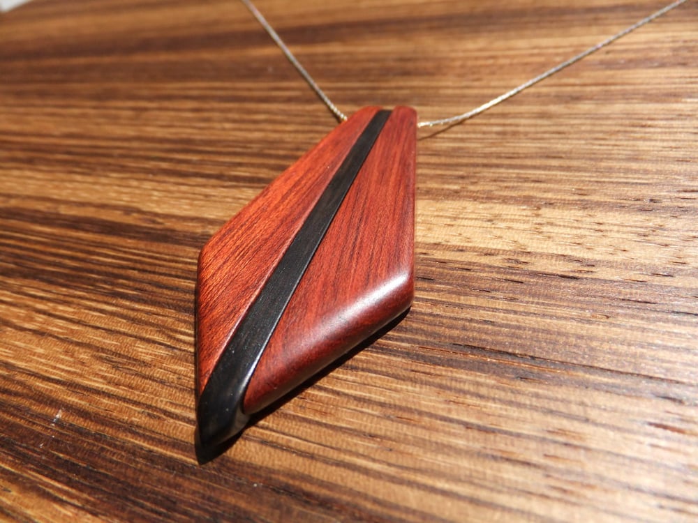 Image of Trio Necklace - Bloodwood and Ebony