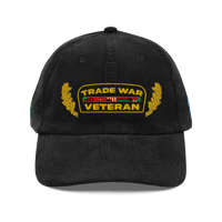 Image 6 of Trade War Veteran 💹📉🎖️🧢 Corduroy Cap 🆕