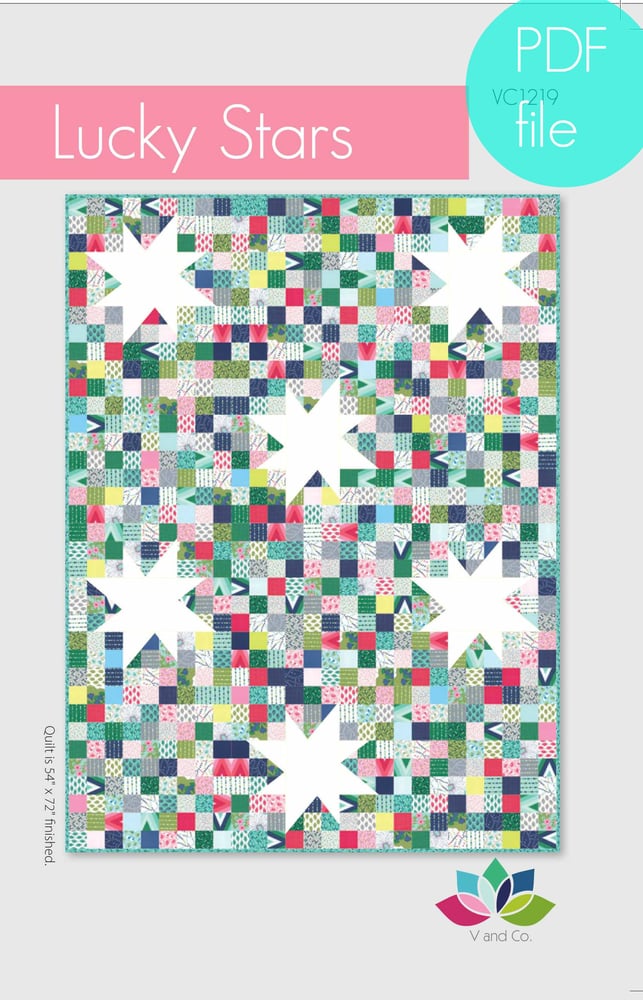 V And Co Lucky Stars Quilt Pattern PDF File v-and-co-lucky-stars-quilt-pattern-pdf-file