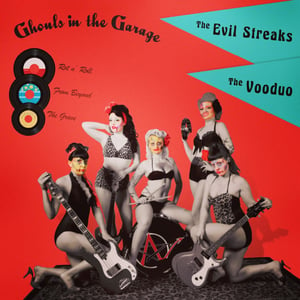 Image of Evil Streaks/Vooduo "Ghouls in the Garage" Split 12" LP
