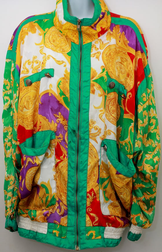 Image of 80's Vintag "ROYAL KINGDOM" Windbreaker Jacket Sz: Large