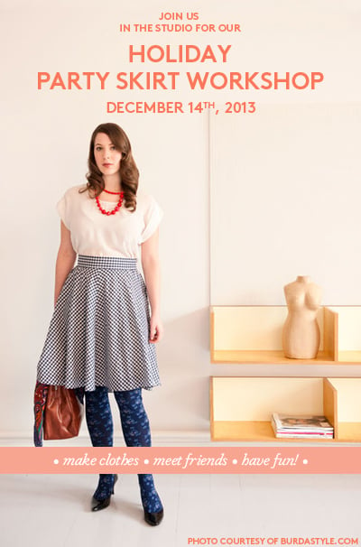 Image of Holiday Party Skirt Workshop - December 14th
