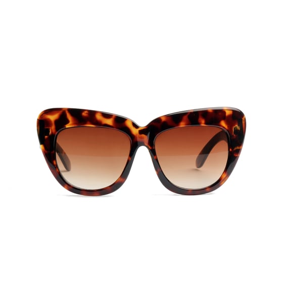 Image of Thick Tortoise Cat Eye Sunglasses