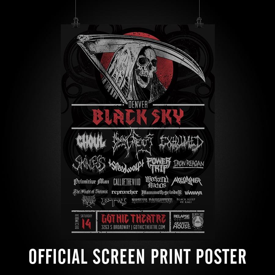 Image of Denver Black Sky Official Poster