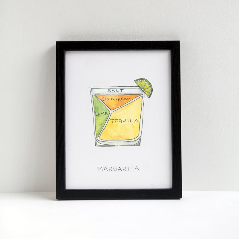 Image of Margarita Cocktail Print