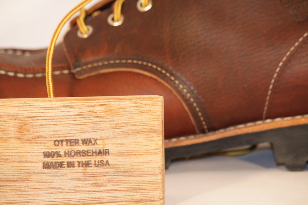 Image of Otter Wax - Horsehair Buffing Block