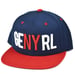 Image of GENYRL NAVY & RED SNAPBACK
