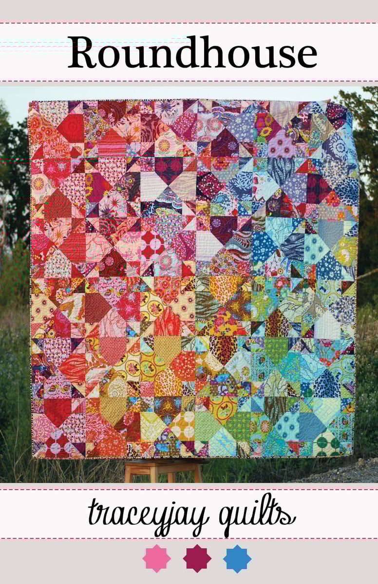 traceyjay quilts — Roundhouse PDF pattern