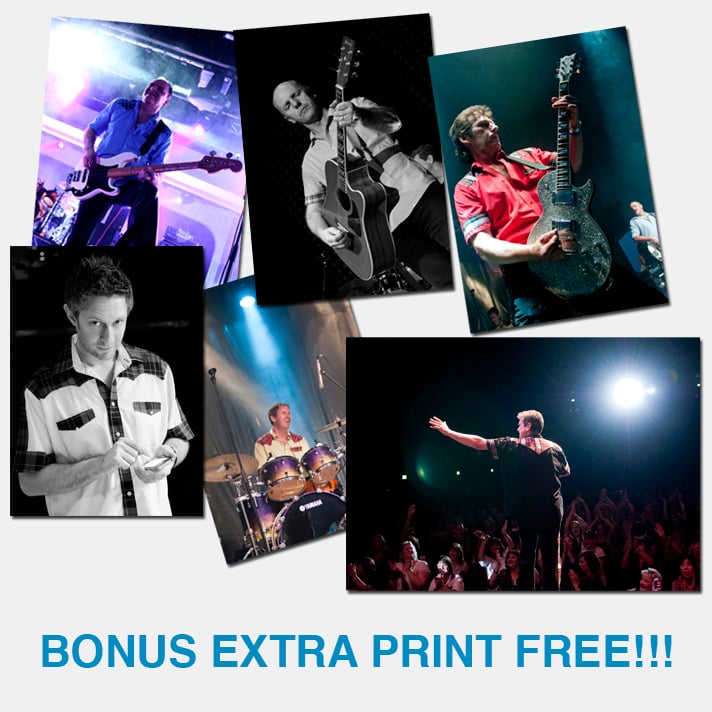 Image of Set of 5 Band Prints + Exclusive Bonus Print