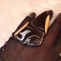 Image 2 of BLACK STONE & GOLD RING