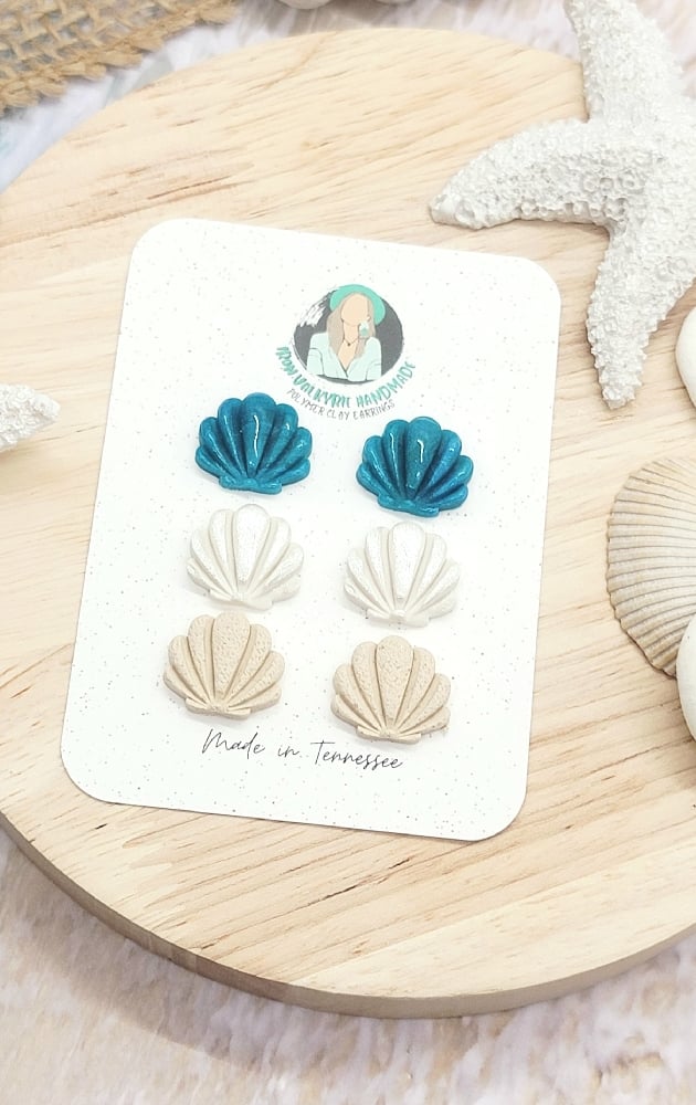 Image of Seashell Stud Pack